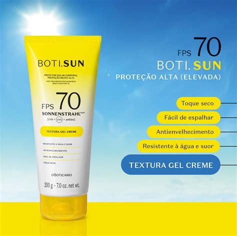 Protetor Solar e Bronzeamento O Boticário .